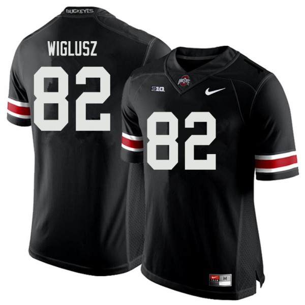 Ohio State Buckeyes #82 Sam Wiglusz Men University Jersey Black